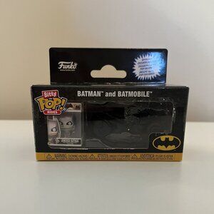 NEW IN BOX - Armored Batman Funko Bitty Pop Rides Batman and Batmobile #88